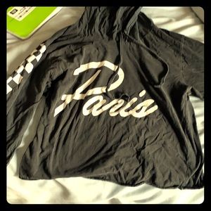 Paris Long Sleeve Checkered Tee